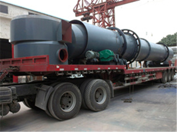 江蘇單筒沙子烘干機使用現場